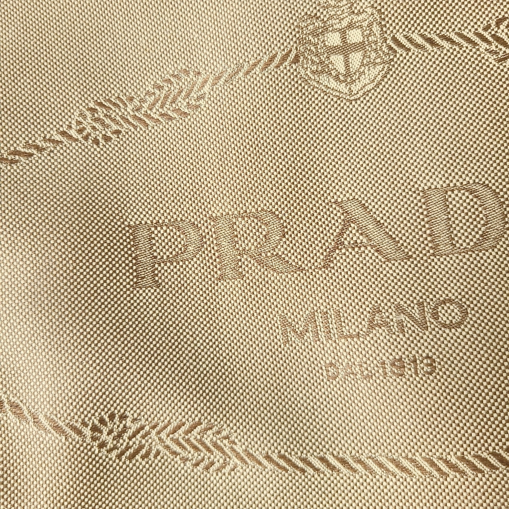 PRADA Luxurious Jacquard Logo Hobo Bag - Picture 9 of 16